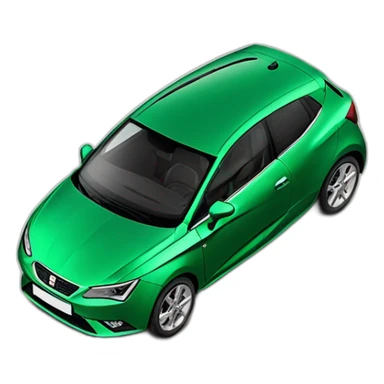 Seat ibiza verde metalizado sticker
