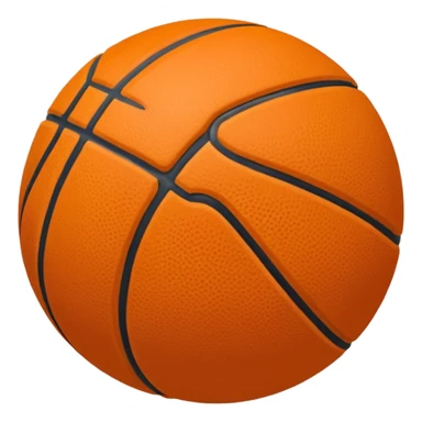 Faça um emoji de uma bola de Basquete branca e nela um símbolo de verificado sticker