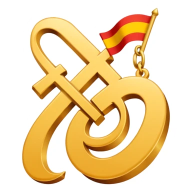 
symbol translation from Arabic to Spanish, that shows one leter or symbol from each language sticker