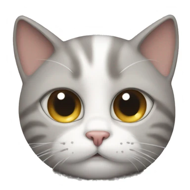 Cat with Mog tears  sticker