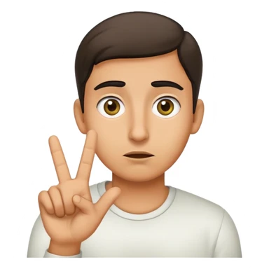 Incorrect gesture sticker