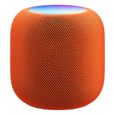 Apple Home pod mini orange  sticker