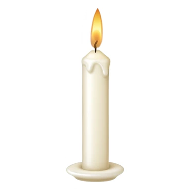 Beautiful and elegant number 1 as a birthday candle  sticker