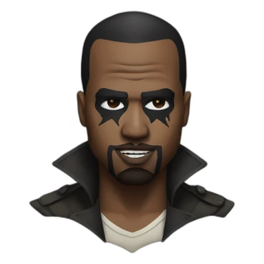 Kanye-West,joker sticker