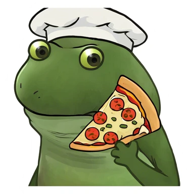 Pizza sticker