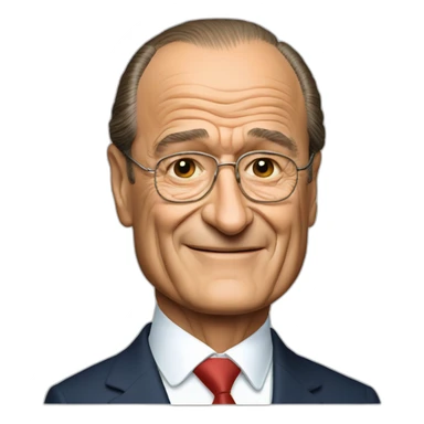 Jacques chirac sticker