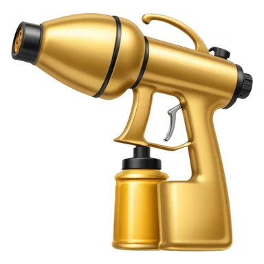 Golden paint Sprayer  sticker