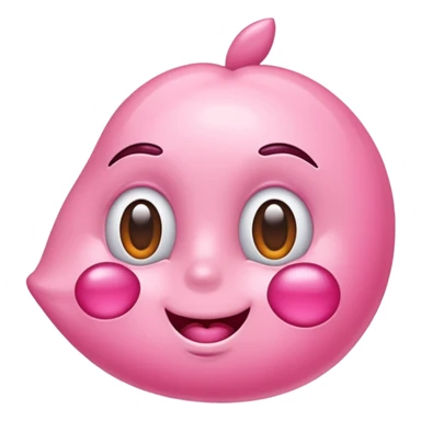 Bisous peche sticker