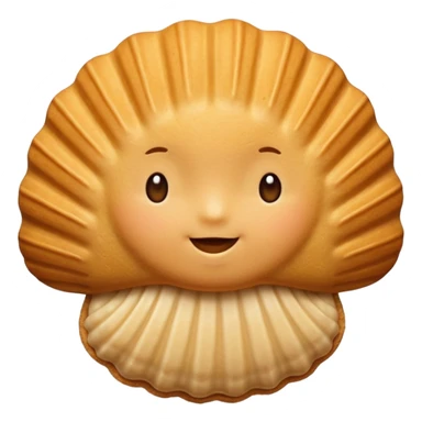 madeleine snack sticker