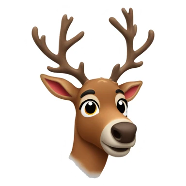 Rudolph the red nose reindeer  sticker