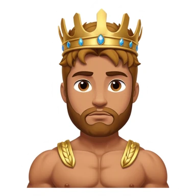Cinematic Realistic Hercules Portrait, depicted with lifelike, sun-kissed skin and a robust, muscular physique that radiates both power and gentle nobility. His intense, kind eyes and regal expression are complemented by classical Greek attire and a laurel crown, rendered under dynamic lighting that highlights every chiseled detail. sticker