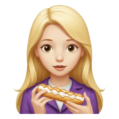 Butterscotch éclair and white girl bear combined  sticker