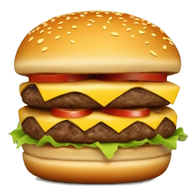 Burger with 4 legs sticker