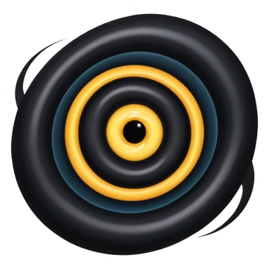 Un trou noir sticker