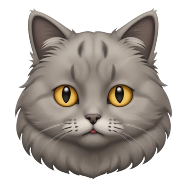 Sad cat sticker