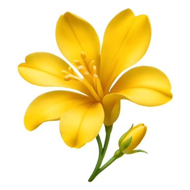 freesia flower sticker