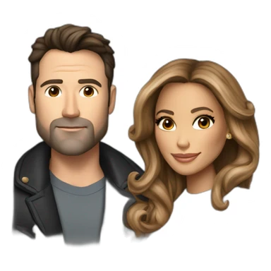 Jlo and Ben affleck sticker