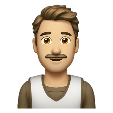 homme maquillée sticker