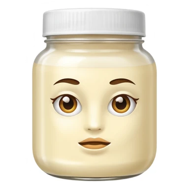 hair mask in a jar sticker