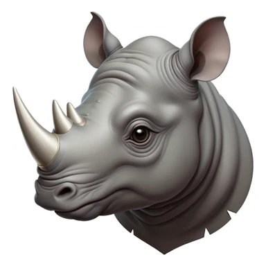 cinematic-noble-rhinoceros-portrait-emoji,-poised-and-regal,-with-a-massive,-powerful-build-and-a-thick,-deep-set-soulful-piercing-eyes,-simplified-yet-sharp-and-sophisticated-features,-highly-detailed, large eyes sticker