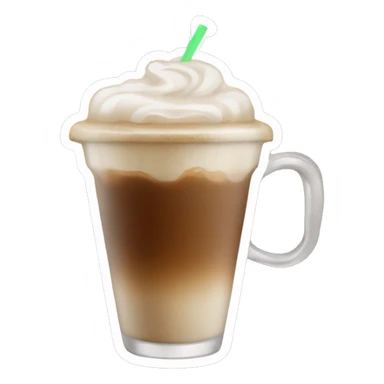 Cold coffee sticker