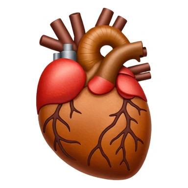 Vibrating liver emoji sticker
