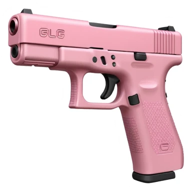 Light pink Glock  sticker