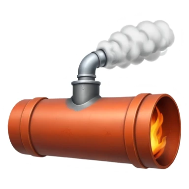 Fuming pipe  sticker