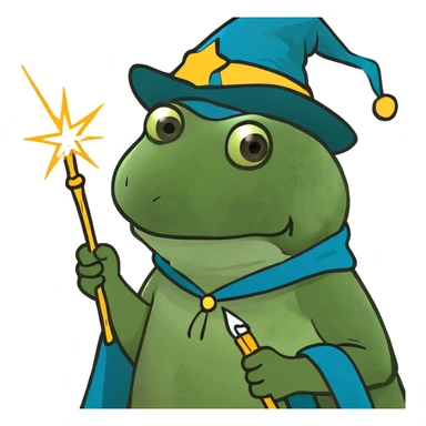 bufo the wizard sticker