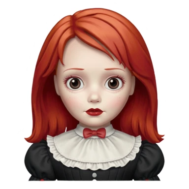 Annabelle doll (red hair) from The Conjuring movie sticker