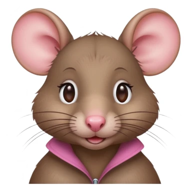 female rat sticker