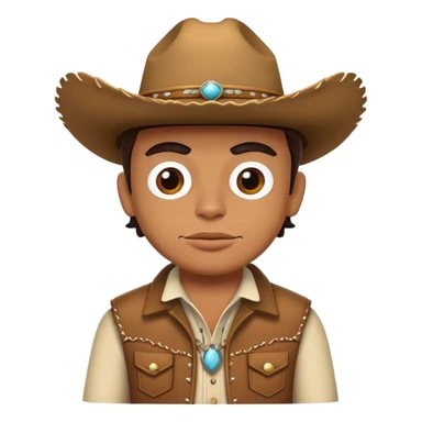 Pepe cowboy sticker