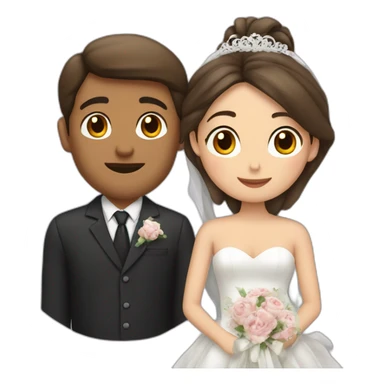 homme qui demande une fille en mariage sticker