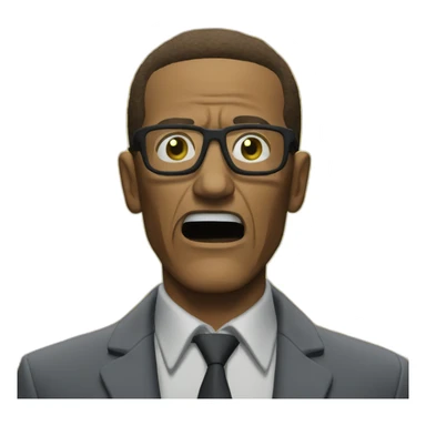 Gustavo Fring exploding of angry sticker