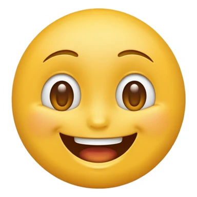 happy face emoji (no cheecks) sticker