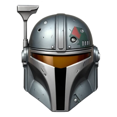 Mandalorian helmet sticker
