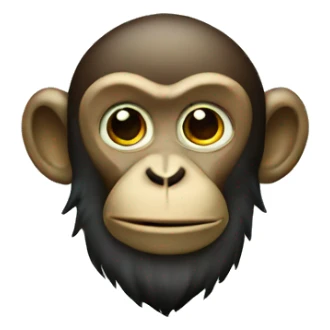 Monkey with a beard and money and listick sticker