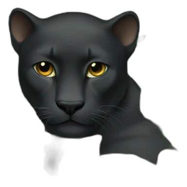 black pantera with a thicket sticker