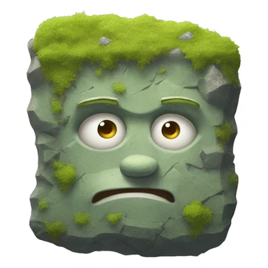 large rockface covered in lichen sticker