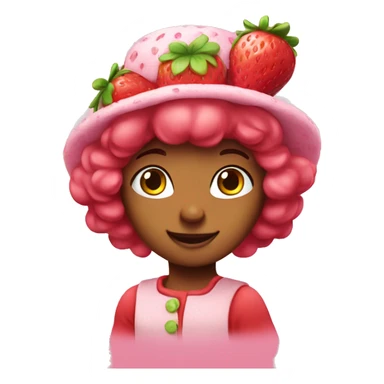 Strawberry shortcake the character sticker