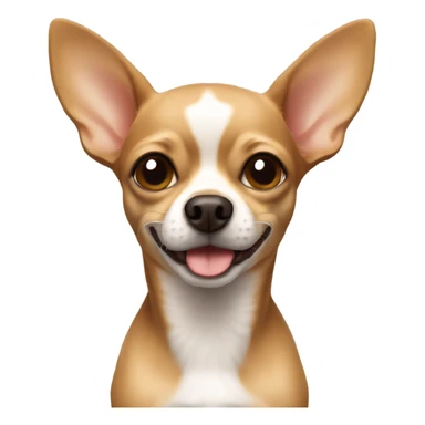 Light brown chihuahua with short ears sticker