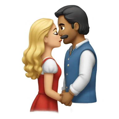 tirando beso sticker