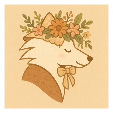 Give the Overwolf logo a cute cottagecore makeover sticker