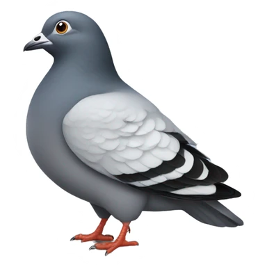 Fat pigeon  sticker