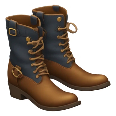 Botas de cuero sticker