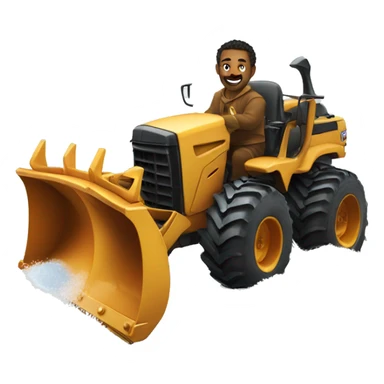 King in a snow plow sticker