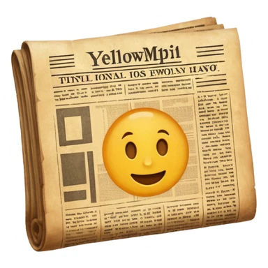 Vintage newspaper sticker