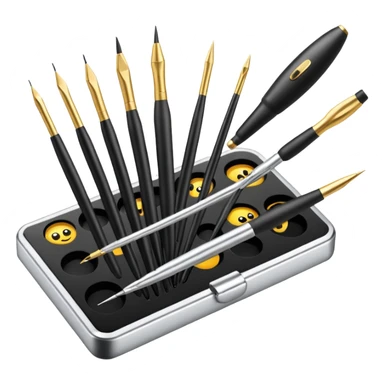 Lash application tools sticker