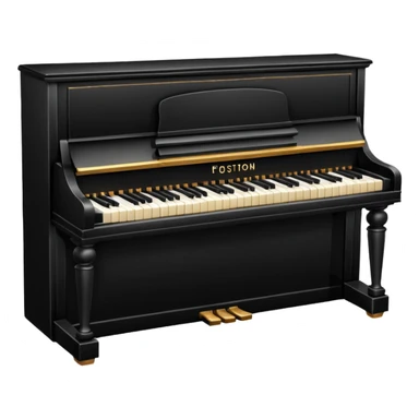 piano with no written text on it sticker