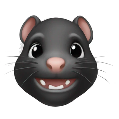 Black rat good idea sticker
